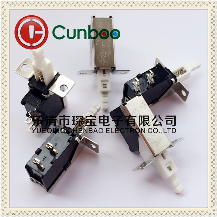 自锁无锁按键开关/机顶盒消毒柜功放直键开关光孔内弹簧电源开关