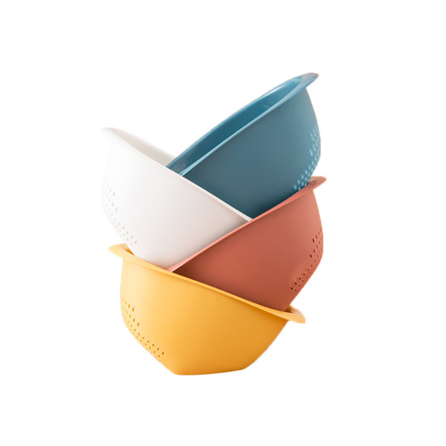 Z5003 Rice Scoop Drain Plastic Laundry Basket Kitchen Utensil Drip Basket Vegetable Washing Basket Vegetable Basin Rice Washer