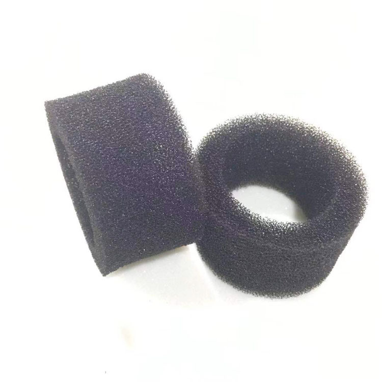 厂家批发定 做黑色透气过滤管海绵 高密度孔状聚氨酯空心PU泡棉管