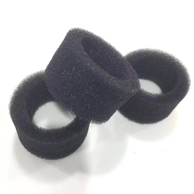 批发蜂窝孔状海绵圆柱 填充过滤棉柱子 透气网状过滤海绵管空心