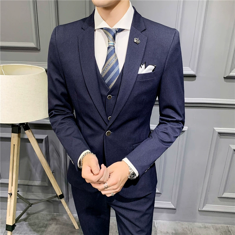 Комплект, классический костюм для отдыха, платье, slim fit, корейский стиль, комплект из 3 предмета