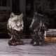 Home Creative Imitation Wooden Root Animal Head Eagle Head Ornaments Vintage Office Opening Housewarming Gifts Ornaments