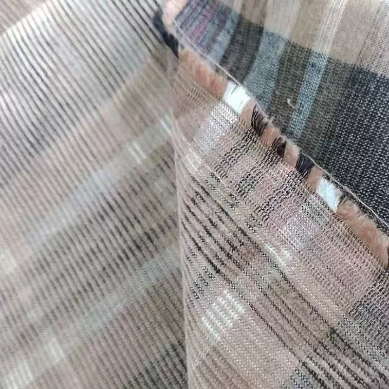 色织灯芯绒  棉/人棉交织面料 卡其格子布 男士秋冬款衬衫面料