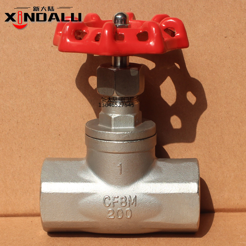 J11W-16P 螺纹截止阀 不锈钢美 标NPT丝扣截止阀 大量现货