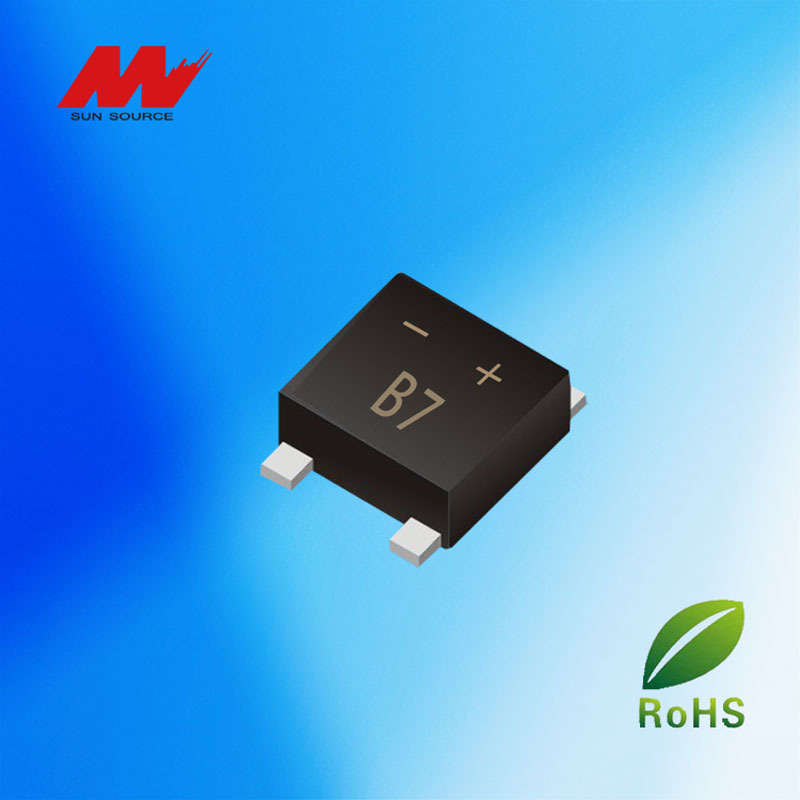 小型贴片整流桥UMB10F 1A 1000V SOF2-4 整流桥堆 丝印B7高品质