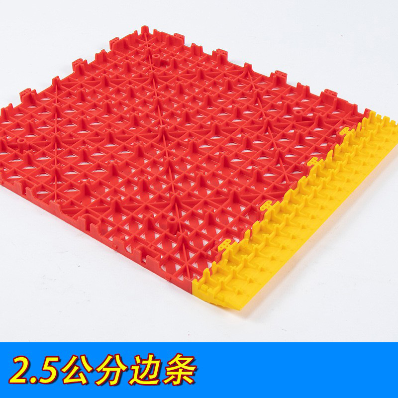 2,5 cm sala de lavado de coches de plástico de empalme rejilla antideslizante alfombra de piso de borde de plástico de la esquina de la tira de un solo pedido no enviado