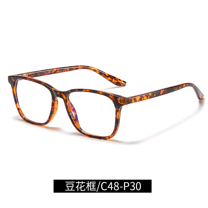 Nueva tr90 anti-azul gafas de luz gafas retro marco hombres y mujeres 6919 artístico transparente gafas lisas suministro directo de fábrica