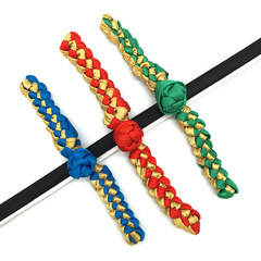 Braided Knot Handmade Cheongsam Top Single-strand Braid Knot Clothing Fabric Braid Knot Baxi Accessories