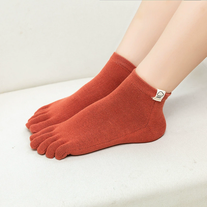 Осенняя cartoon дышащие knee socks для пальцев, корейский стиль, впитывают пот и запах