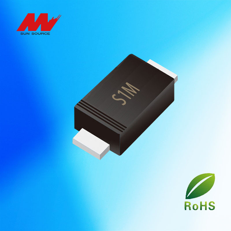 普通贴片整流二极管 DSR1M 1A 1000V SOD-123FL 丝印S1M硅整流