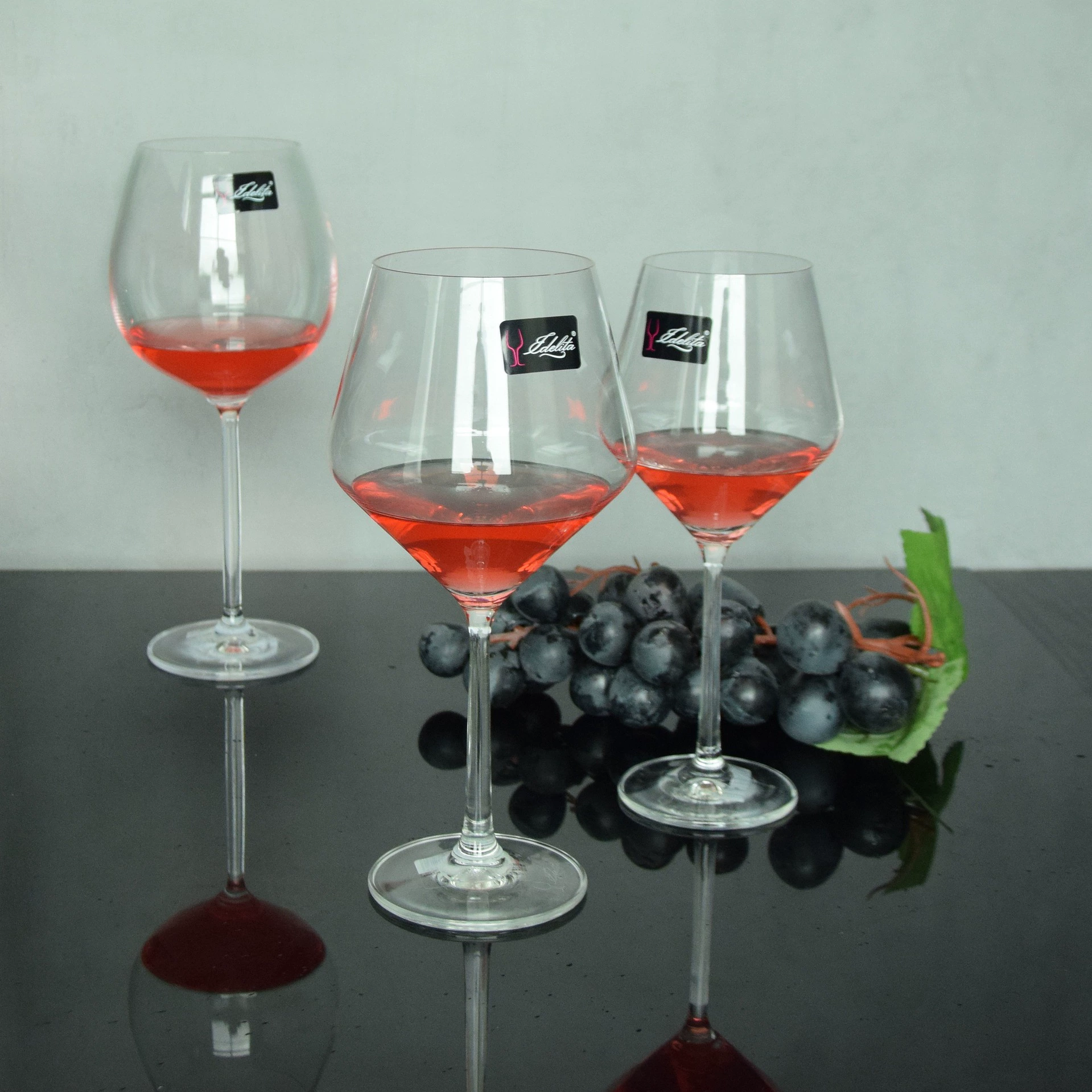Заводская продажа означает Delita Bordeaux серия роскошный отель ресторан Crystal изысканные красные вина бокалы высокий бокал