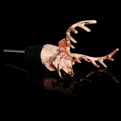 鹿頭倒酒器定製德國野格倒酒器酒吧小禮品合金食品級倒酒器定製