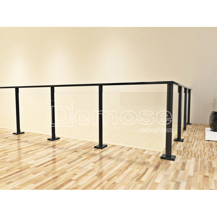 烤漆不锈钢室内护栏  高度寸玻璃栏杆 钢化玻璃楼梯扶手 来图设计