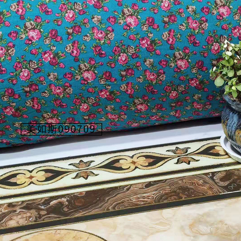 民族风棉麻布料 印花面料 桌布沙发服装夏季布料棉麻印花布