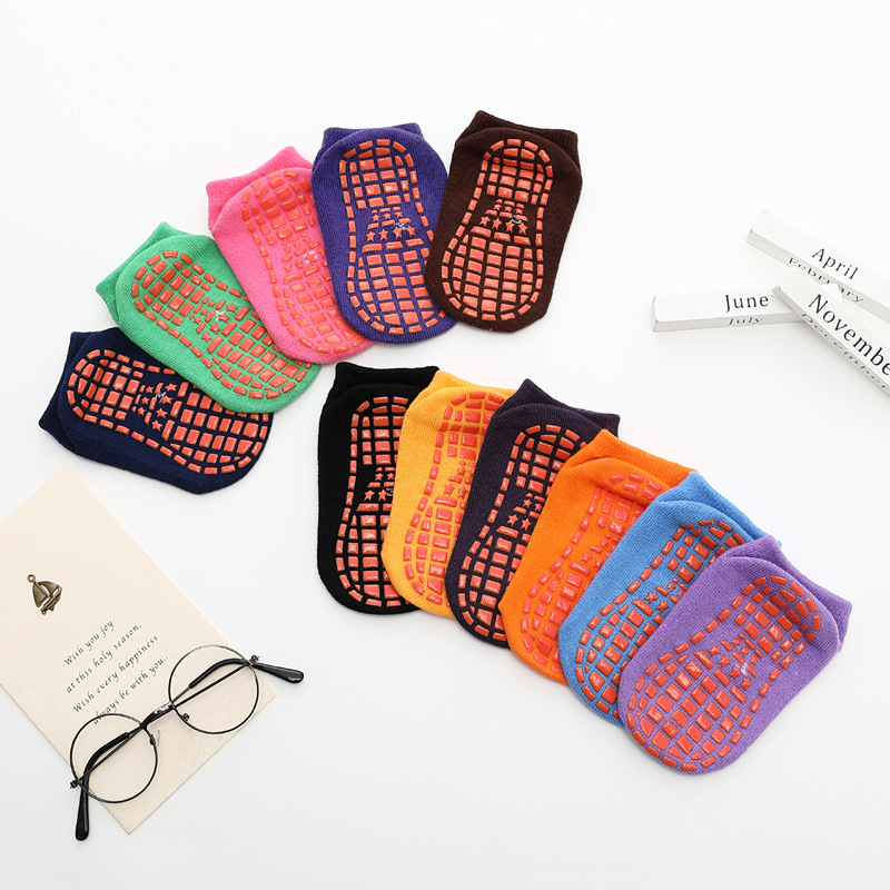 2024 autumn children socks baby floor socks non slip socks children trampoline socks adult yoga socks wholesale