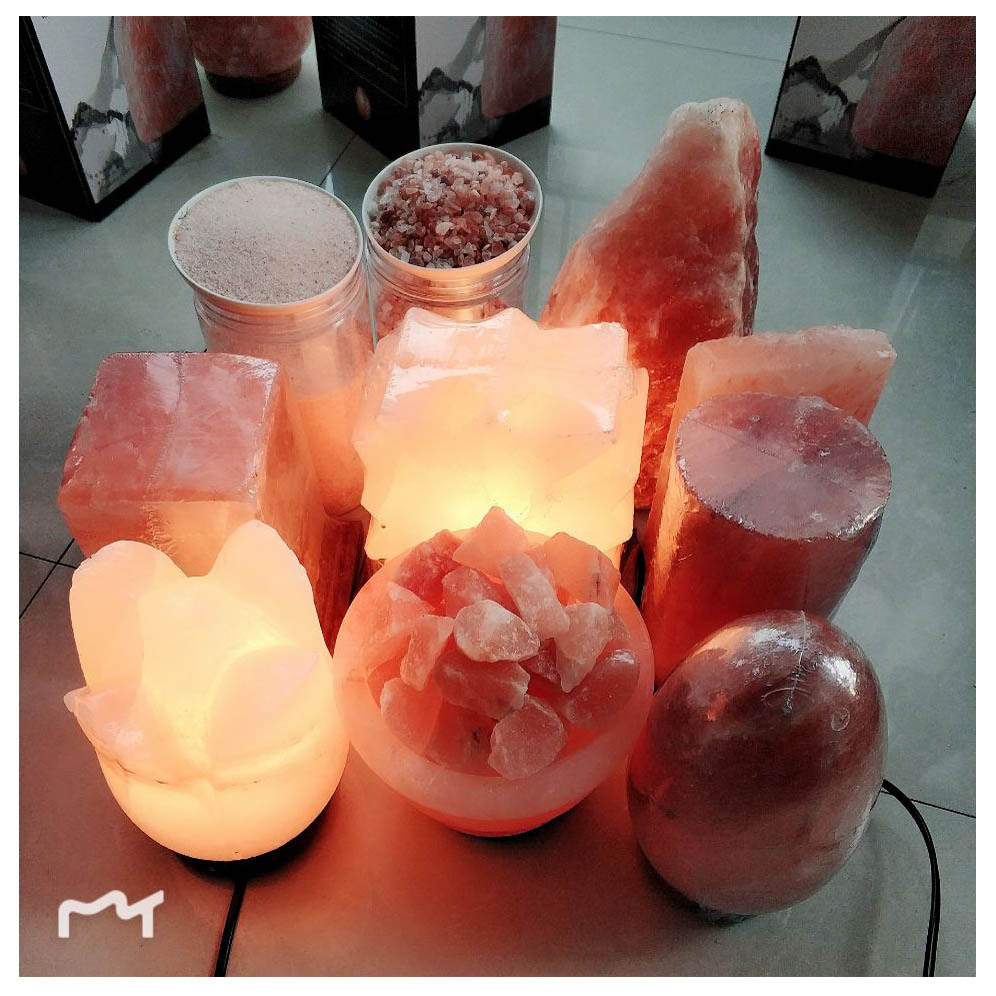 供应喜马拉雅水晶岩盐灯自然形盐灯 小夜灯