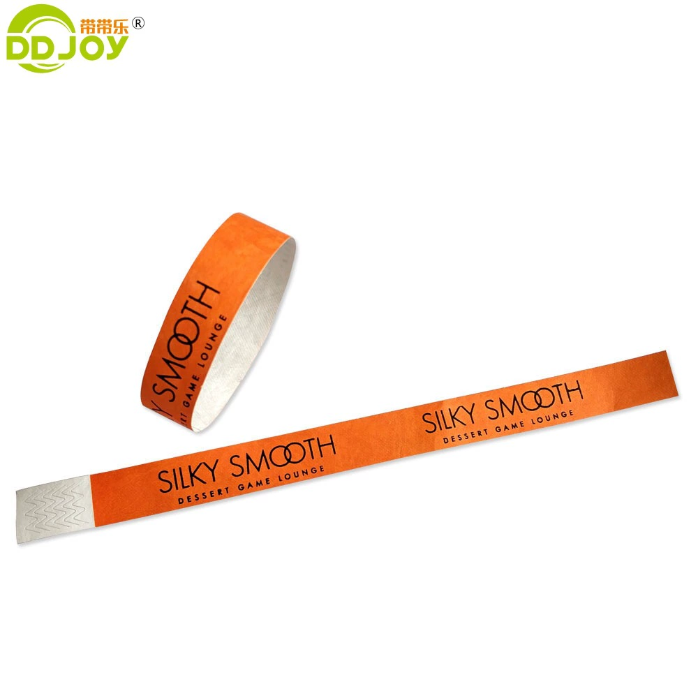 Disposable waterproof bracelet for amusement parks, custom-made
