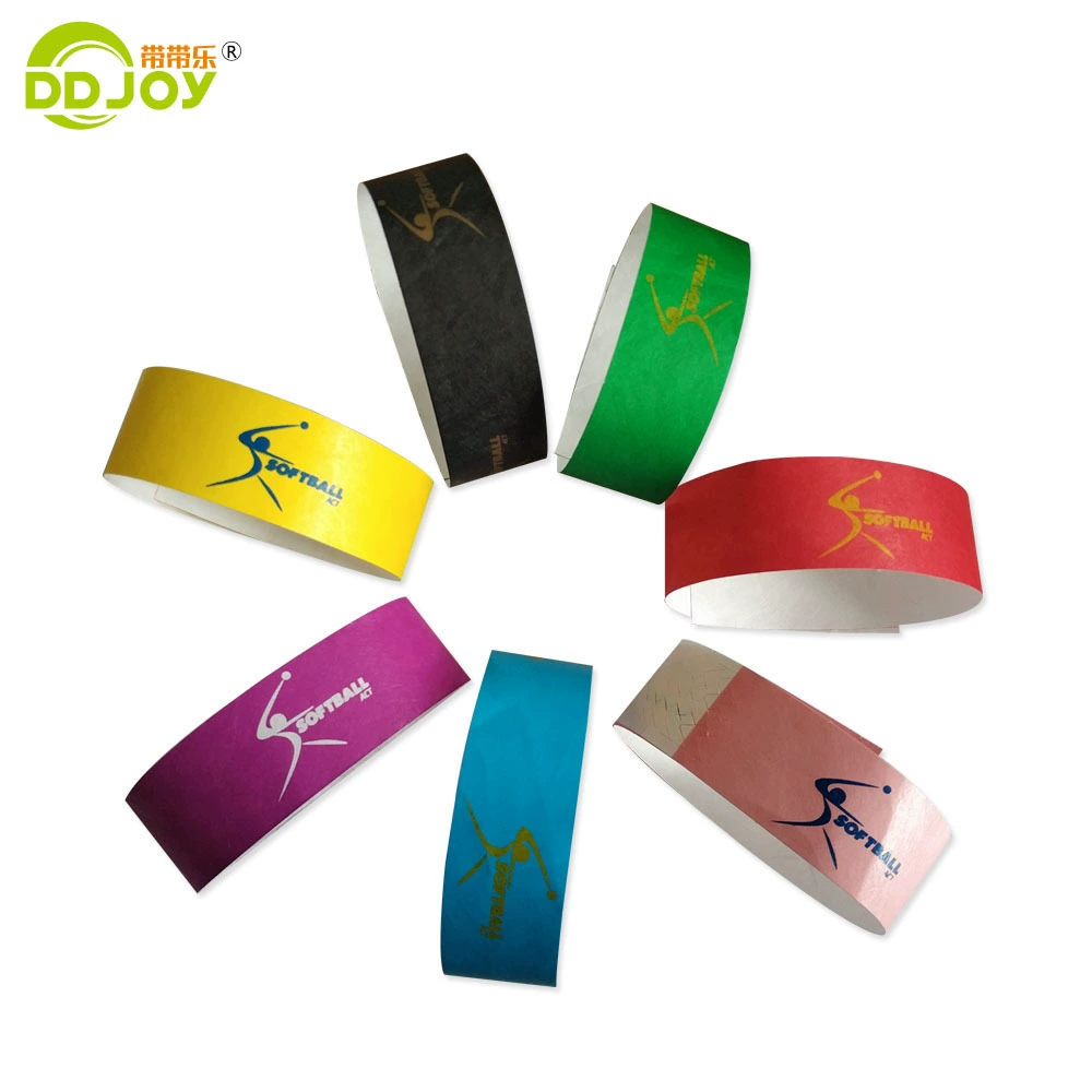 Disposable waterproof bracelet for amusement parks, custom-made