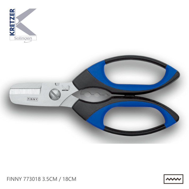 德国KRETZER食品安全剪刀不锈钢安全剪刀FINNY753020/773018