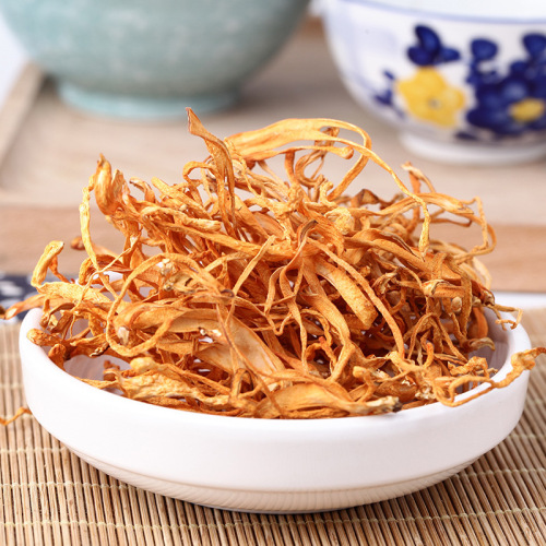 Factory direct supply of dried Cordyceps flower 250g prototype Cordyceps flower dried Cordyceps militaris wholesale fungus soup bag