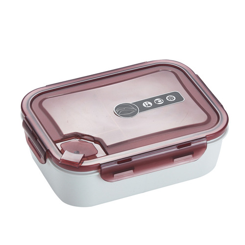 Microwaveable plastic crisper Japanese-style sealed multi-compartment lunch box portable student lunch box lunch box