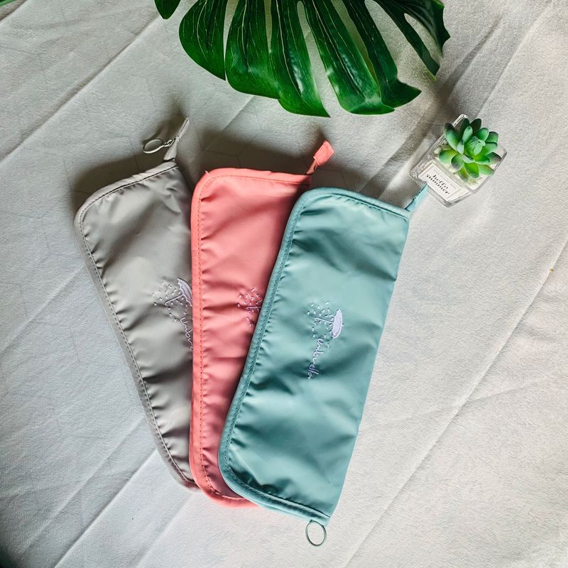 Cross-Border Absorbent Umbrella Bag Waterproof Car Foldableing Umbrella Bag Handbag Style Small Fresh and Simple Umbrella Storage Bag