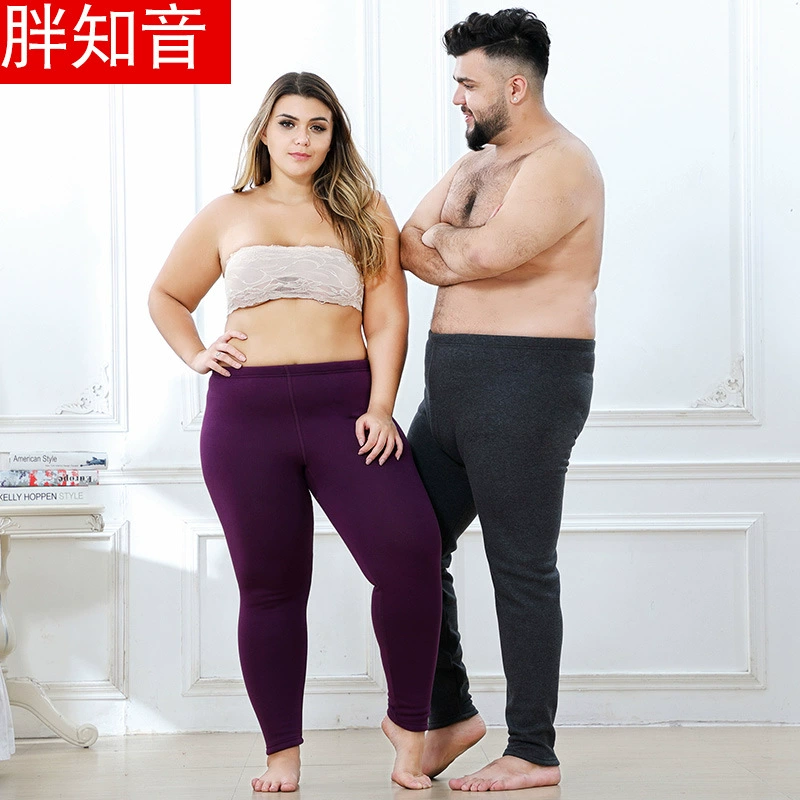 Толстый закадычный друг, мужчины и женщины, зимние очень большие размеры на флисовой подкладке, толстые плюс толстые большие размеры, красные хлопковые брюки на год жизни, теплые брюки