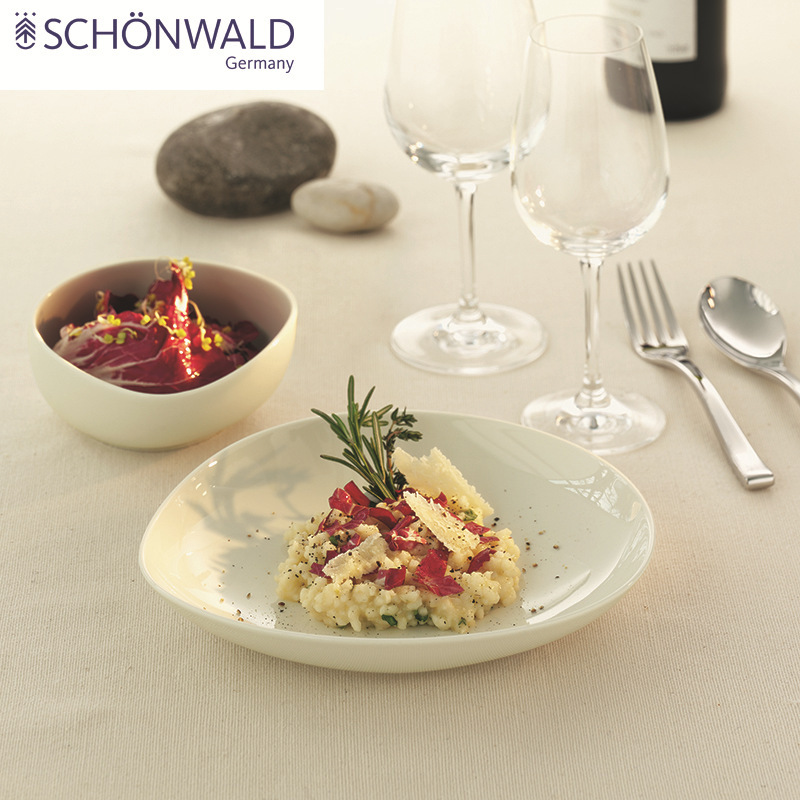 German imported/Wellcome/Bowl Cup restaurant high Star hotel white ceramic tableware special-shaped soup bowl German imported/Wellcome/Bowl Cup restaurant high Star hotel white ceramic tableware special-shaped soup bowl