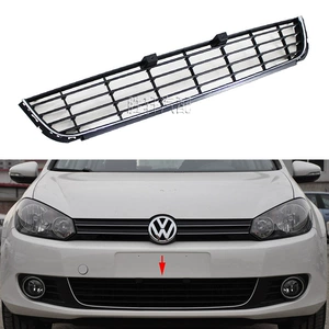 Suitable for Volkswagen GOLF MK6 GOLF 6 lower middle mesh front bumper middle lower mesh intake ventilation mesh grille