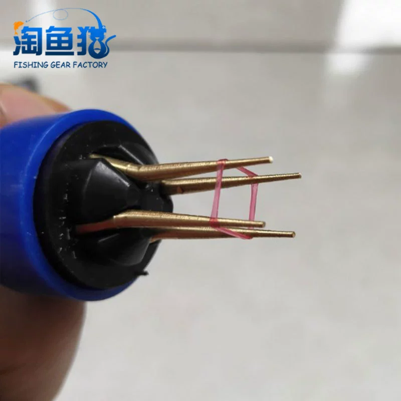 Fishing gear supply new red worm clips, pellet bait clips, earthworm clips, manufacturers wholesale red worm clips, portable crucian carp
