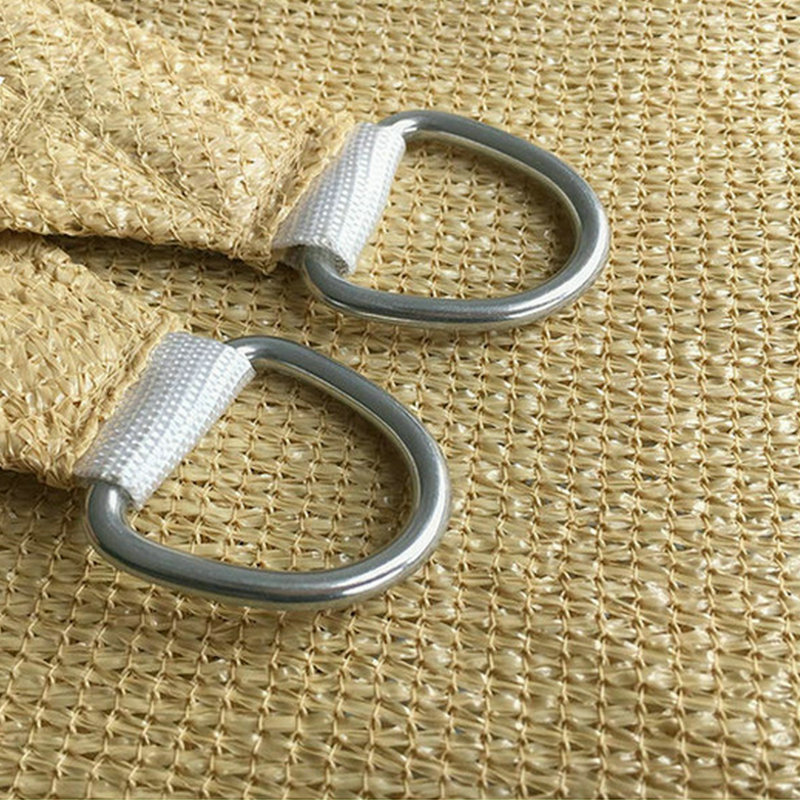 Jardín piscina especial de cuatro esquinas al aire libre sombrilla vela HDPE protección solar triángulo sombrilla vela triángulo vela de cuatro esquinas