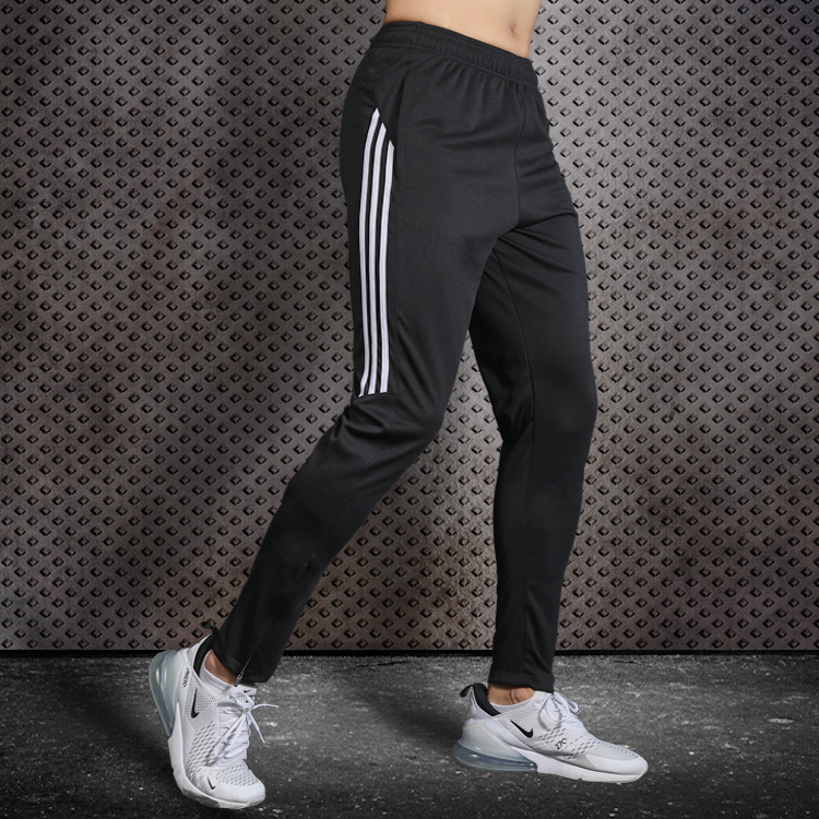 Summer Sports Trousers for Men, Loose Calf-Shrinking Basketball Running Fitness Loose Breathable Trendy Football Training Pants