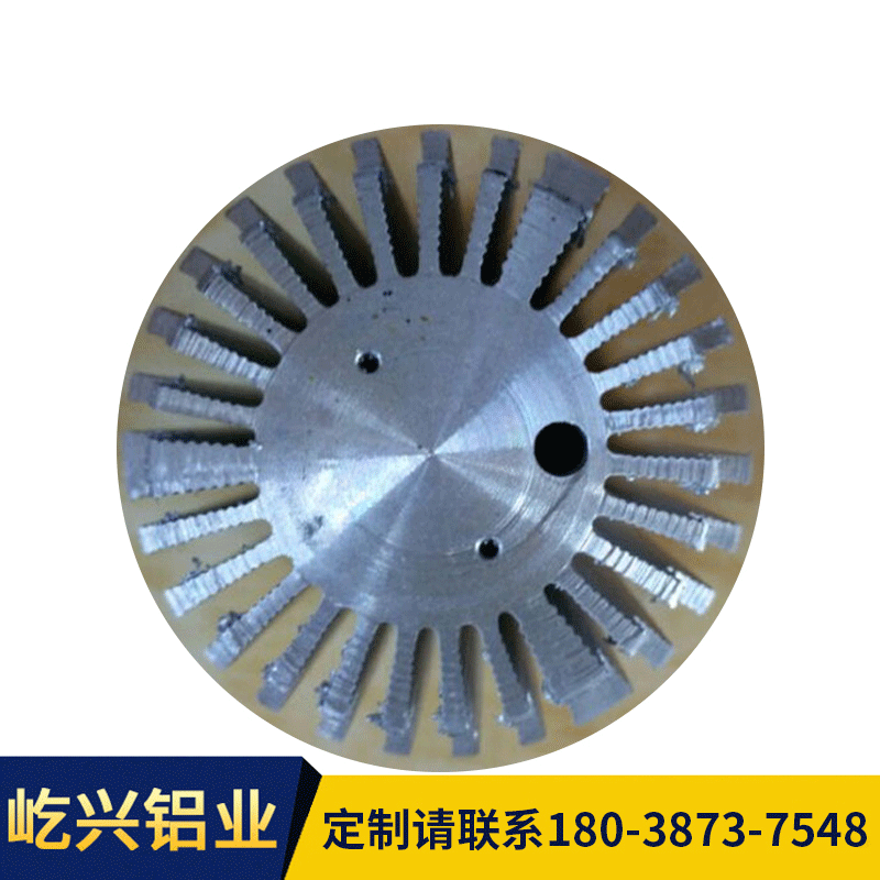 型材散热片铝型材 太阳花散热器电子散热片铝合金铝型材