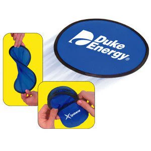 Различные складные фрисби нейлон фрисби складные летающие тарелки могут печатать LOGO