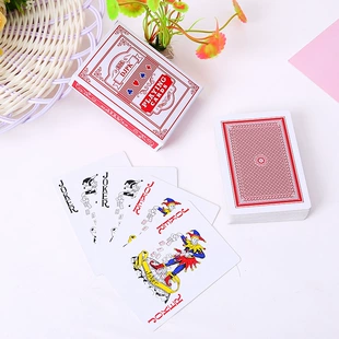 Карты 56 шт. 4 джокера широкие для настольных игр