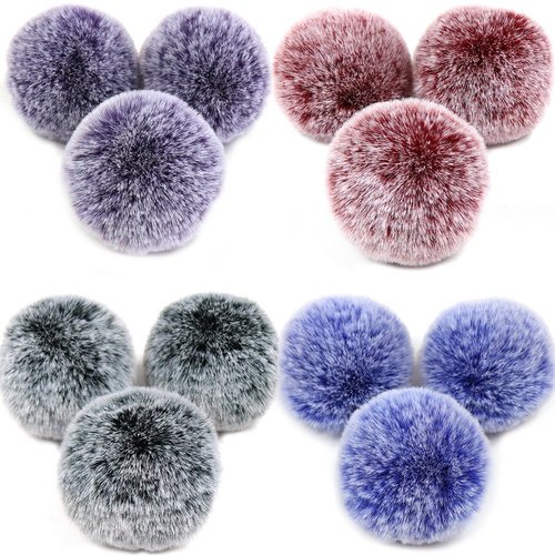 Wholesale imitation rex rabbit fur balls, imitation plush pom poms, accessories, clothing shoes accessories, artificial small fur balls