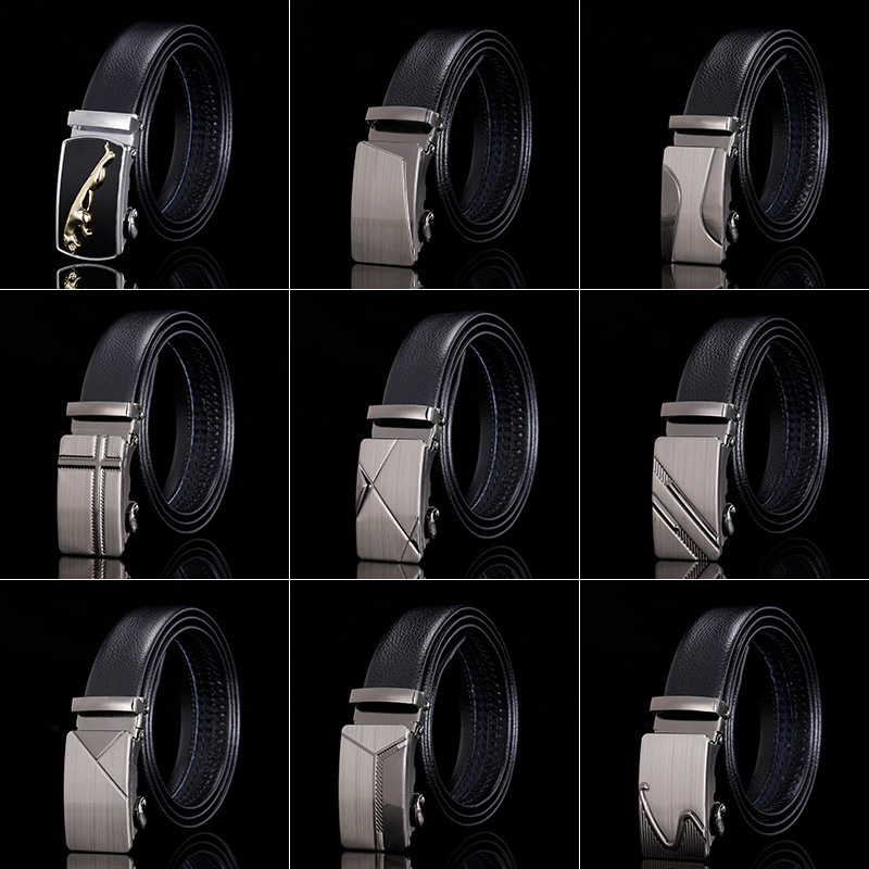 Kaijue men's belt business casual black sports car automatic buckle gift belt manufacturers wholesale Kaijue men's belt business casual black sports car automatic buckle gift belt manufacturers wholesale