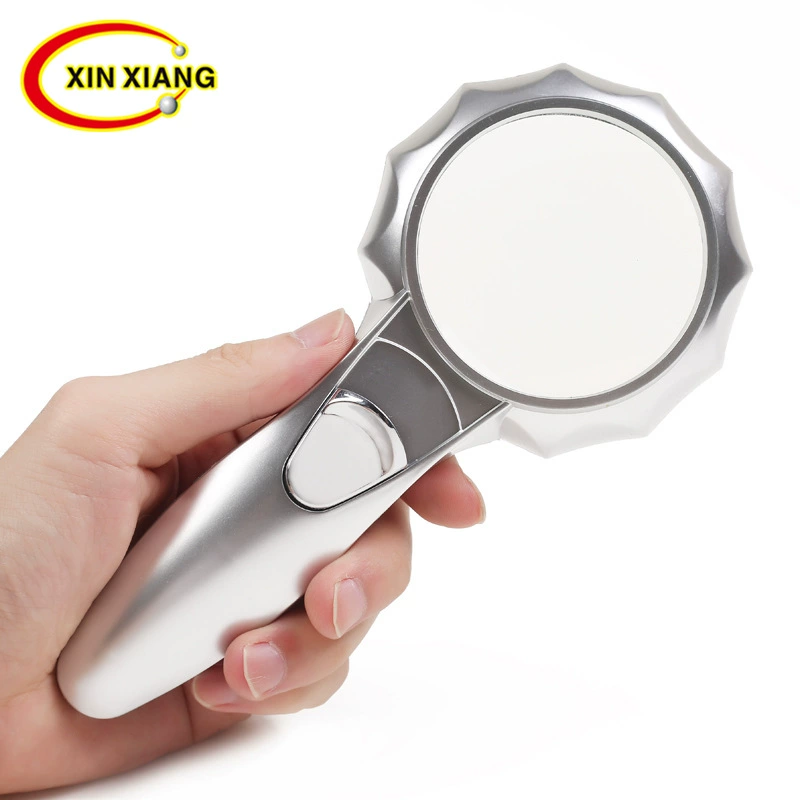 Ручной 7 раз 50 мм Зонт с кольцевой подсветкой увеличительное стекло офисный домашний стеклянный объектив подарок продвижение Горячая Распродажа