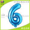 Balloon, blue letters and numbers, layout, 40inch