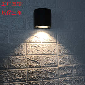 cob单双头led墙壁灯过道灯小区车库外墙打光柱灯廊架灯户外防水