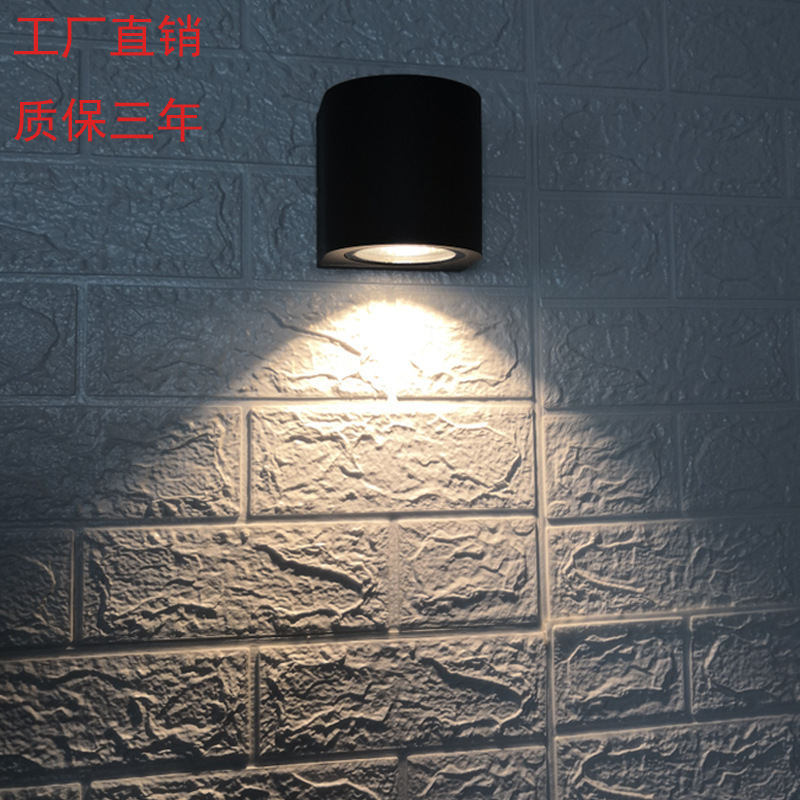 Cob Single/Double Head Led Wall Light, Corridor Light, Community Garage Exterior Wall Lighting, Pillar Light, Porch Light, Outdoor Waterproof