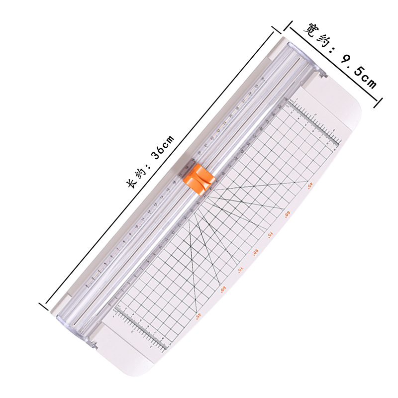 Professional production and wholesale a4 plastic base paper cutter paper cutter sliding type cutting household paper cutter paper cutter