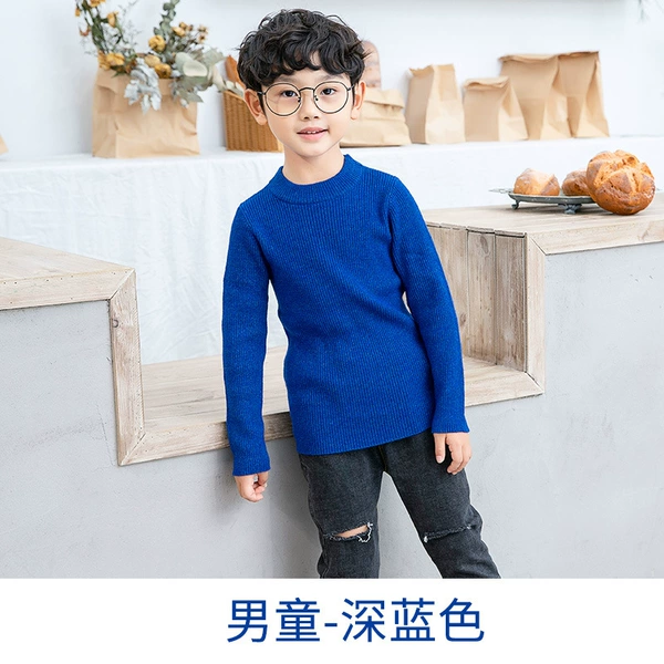 Boy deep blue