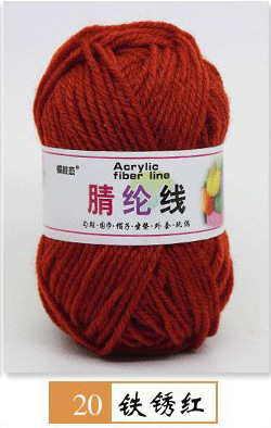 Hilo acrílico de cuatro hilos fibra persa modificada hilo de lana de poliéster hilo hecho a mano para niños 25g grupo 12 traje de color fabricante de hilo de bricolaje