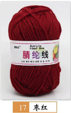 Hilo acrílico de cuatro hilos fibra persa modificada hilo de lana de poliéster hilo hecho a mano para niños 25g grupo 12 traje de color fabricante de hilo de bricolaje