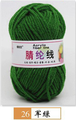 Hilo acrílico de cuatro hilos fibra persa modificada hilo de lana de poliéster hilo hecho a mano para niños 25g grupo 12 traje de color fabricante de hilo de bricolaje