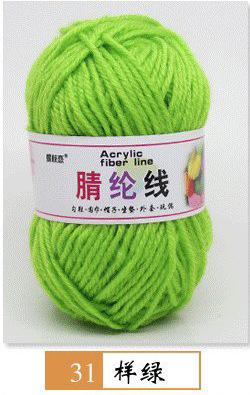 Hilo acrílico de cuatro hilos fibra persa modificada hilo de lana de poliéster hilo hecho a mano para niños 25g grupo 12 traje de color fabricante de hilo de bricolaje