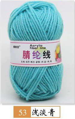 Hilo acrílico de cuatro hilos fibra persa modificada hilo de lana de poliéster hilo hecho a mano para niños 25g grupo 12 traje de color fabricante de hilo de bricolaje