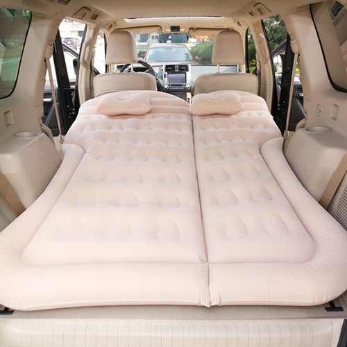 Car Folding Travel Mattress SUV Rear Seat Sleeping Pad Trunk Inflatable Bed Car Inflatable Air Mattress