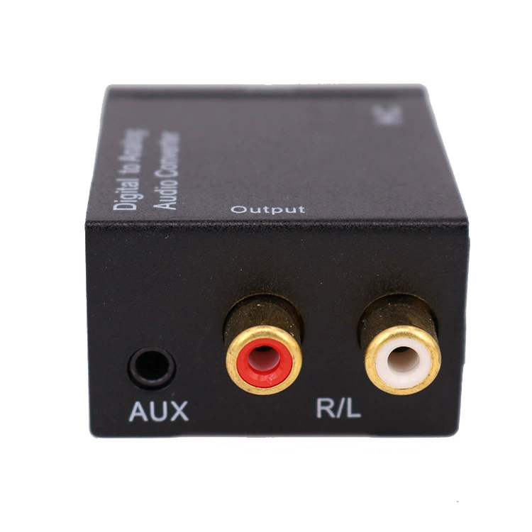 Digital coaxial rotor simulation optical fiber rotor analog audio converter 3.5mm audio decoder amplifier audio
